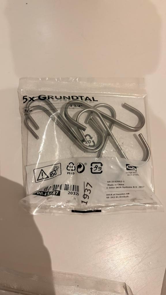 Ikea Kungsfors S-haak (Grundtal), Télécoms, Téléphonie mobile | Écouteurs, Comme neuf, Enlèvement