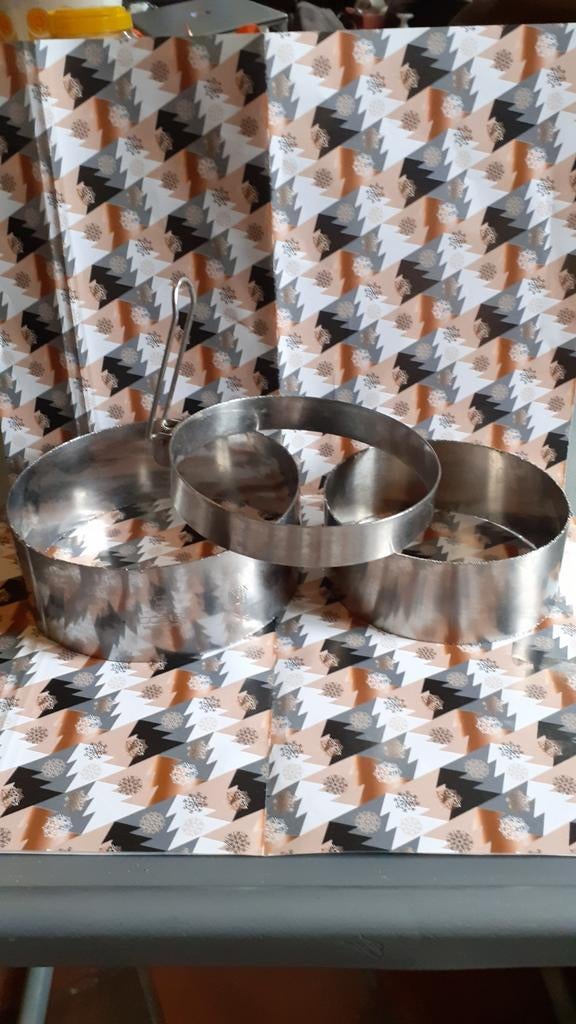 3 emporte pièce pour tartare ou pâtisserie, Enlèvement ou Envoi