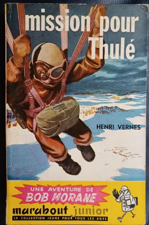 Bob Morane - Henri Vernes - Mission pour Thulé (1956), Boeken, Avontuur en Actie, Gelezen, Ophalen of Verzenden