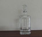 2 verfijnde karaffen van kristal met bolle dop, Antiek en Kunst, Ophalen