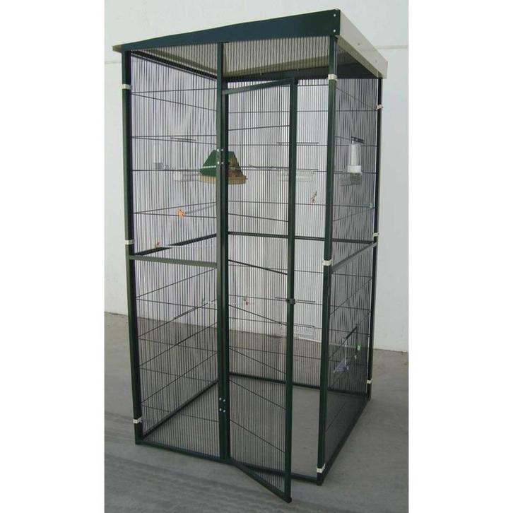 Volière 1x1x2 m insérable canari perruche pinson mandarin, Animaux & Accessoires, Oiseaux | Cages & Volières, Neuf, Volière, Métal