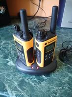 Talkie-walkie Motorola T 80 professionnels portée 10 km., Telecommunicatie, Portofoons en Walkie-talkies, Portofoon of Walkie-talkie