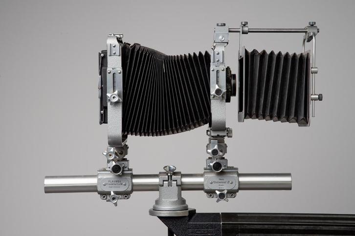 Plaubel Peco Universal II in degelijke staat + Tessar 16,5cm, TV, Hi-fi & Vidéo, Appareils photo analogiques, Utilisé, Autres Marques