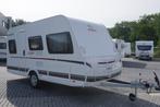 Nieuwe 4pers.Dethleffs met zithoek, 2pers bed, MTM 1360kg, Caravans en Kamperen, Caravans, Hordeur, Bedrijf, Dwarsbed, Dethleffs