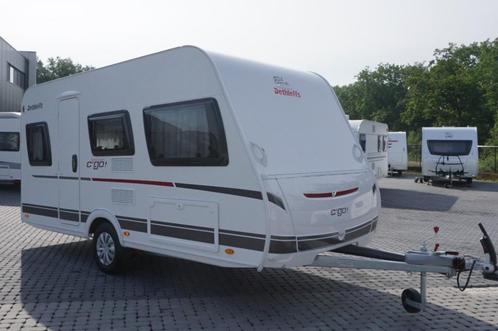 Nieuwe 4pers.Dethleffs met zithoek, 2pers bed, MTM 1360kg, Caravans en Kamperen, Caravans, Bedrijf, tot en met 4, Dethleffs, Dwarsbed