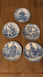 5 assiettes Boch Delfts 11cm, Antiek en Kunst, Ophalen