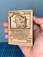 Hout Pokémon Kaart Blastoise, Ophalen of Verzenden, Nieuw, Losse kaart