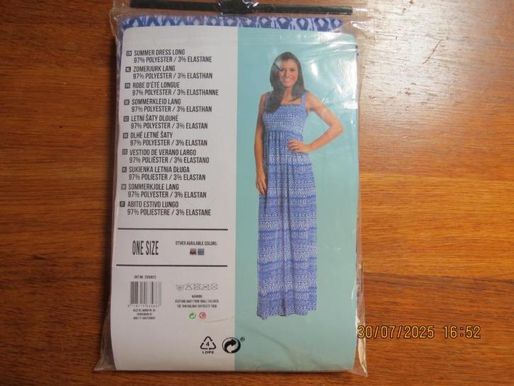 robe femme, Kleding | Dames, Jurken, Nieuw, Blauw, Onder de knie, Ophalen of Verzenden