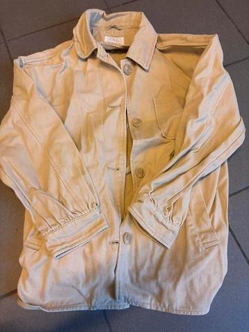 Beige katoenen vest Zara beschikbaar voor biedingen