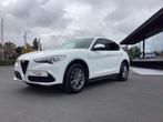 Alfa Romeo Stelvio 2.2jTD/1steEig/94000km/Leder/Trekhaak/Ca, Auto's, Alfa Romeo, Zwart, 4 cilinders, 0 kg, Wit