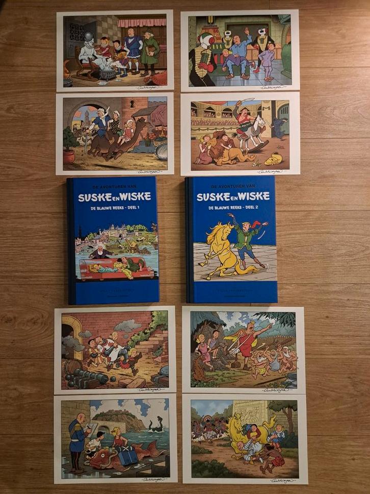 Suske en Wiske -W.vandersteen De blauwe reeks Luxe Int 1+2, Livres, BD, Enlèvement ou Envoi