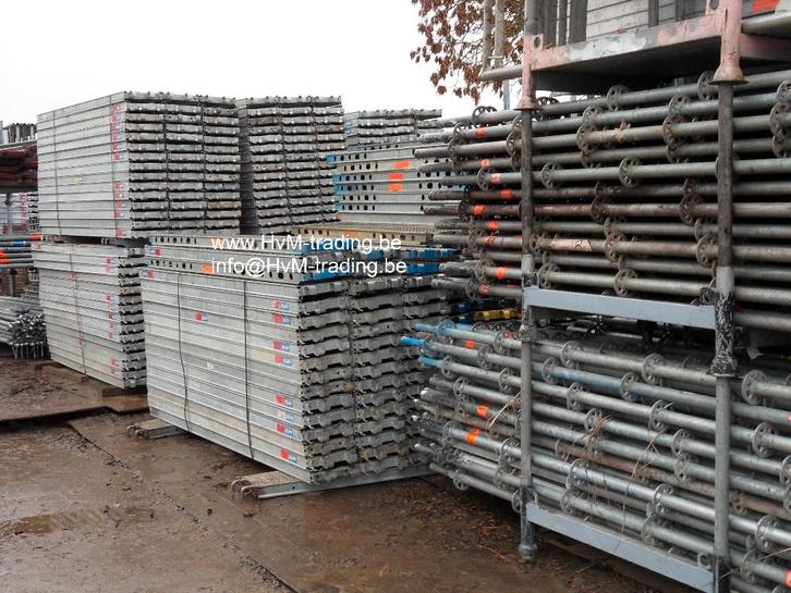 Echafaudage Altrad MJ Scafom (compatible avec Layher), Bricolage & Construction, Échafaudages, Utilisé, Échafaudage de toiture