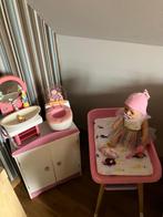 Baby born wastafel, kleerkast, toilet,verzorgtafel en pop, Kinderen en Baby's, Speelgoed | Poppen, Ophalen, Gebruikt, Babypop