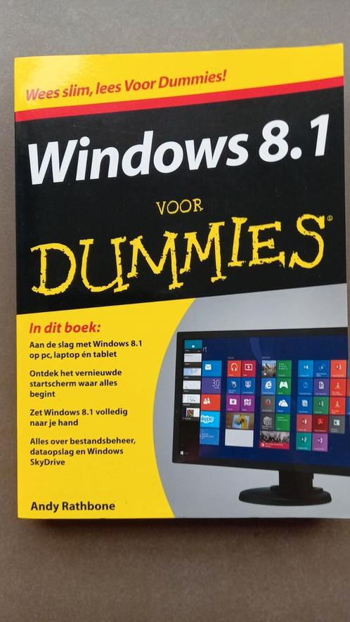 Andy Rathbone - Windows 8.1 voor Dummies, Livres, Informatique & Ordinateur, Comme neuf, Enlèvement ou Envoi
