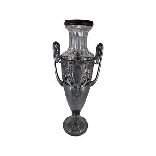 Vase WMF Art Déco avec son cristal interne en bel état, Antiquités & Art, Antiquités | Argent & Or, Enlèvement ou Envoi