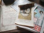 oude documenten diploma herinnering communie, Ophalen of Verzenden