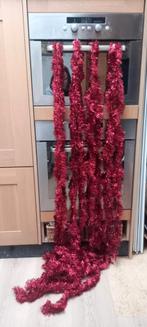 7 rode Kerstslingers 2,6m, ook per stuk, Enlèvement ou Envoi, Comme neuf