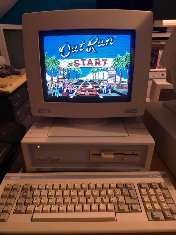 PC Amstrad 1640 ECD (écran EGA) + PicoMem, Computers en Software, Vintage Computers, Ophalen