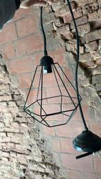Lamp zwat metaal, Ophalen, Zo goed als nieuw, Metaal