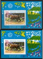 INDONÉSIE : ZB 911/913 MNH Bloc 30/31 1977 Animaux protégés, Enlèvement ou Envoi, Non oblitéré, Animal et Nature