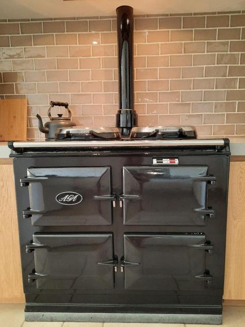AGA fornuis, Elektronische apparatuur, Fornuizen, Gebruikt, Gas, 5 kookzones of meer, Minder dan 85 cm, 60 cm of meer, Warmhoudplaat