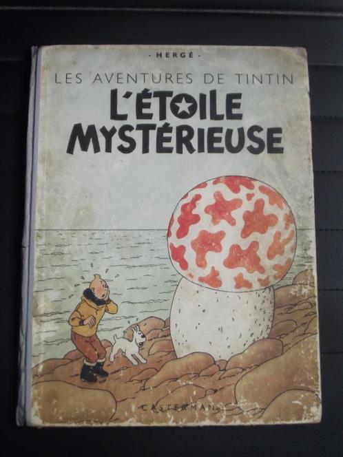 TINTIN "L'étoile Mystérieuse" - B1 1946 / Papier normal, Boeken, Stripverhalen, Gelezen, Eén stripboek, Ophalen of Verzenden