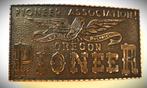Riem belt gesp USA Pioneer Association Oregon, Ophalen of Verzenden, Zo goed als nieuw, Losse buckle of gesp