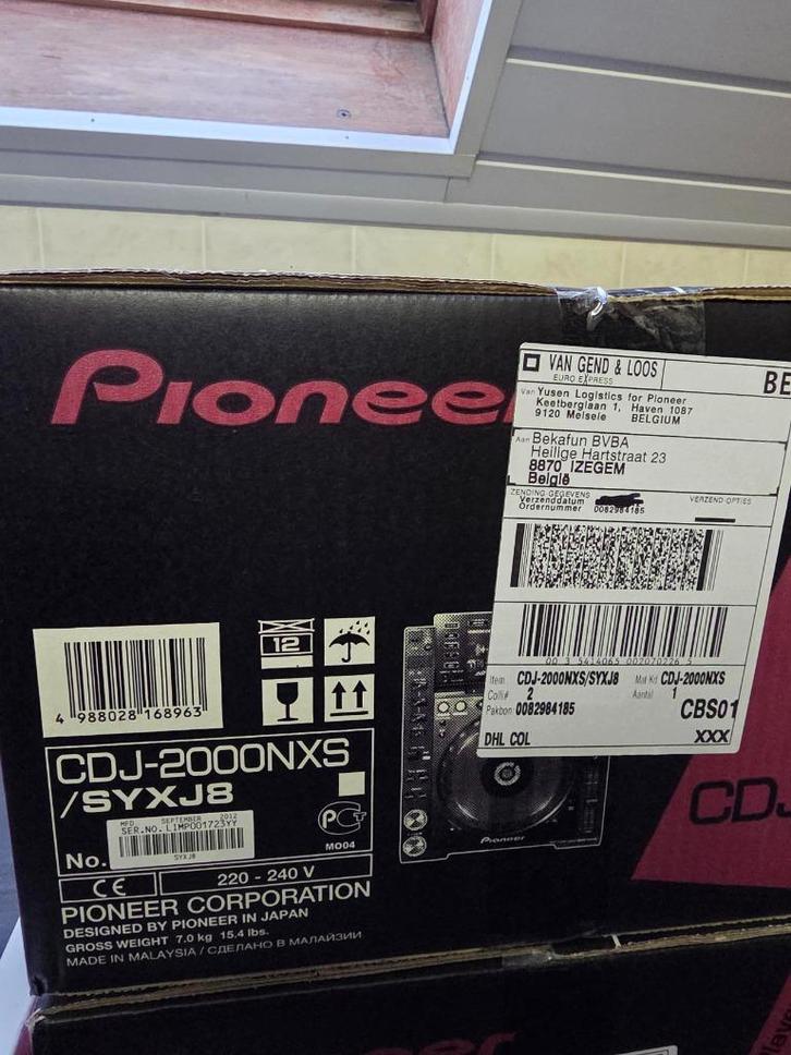 Pioneer CDJ 2000 en DJM-900 NXS, Audio, Tv en Foto, Cd-spelers, Nieuw, Pioneer, Wisselaar, Ophalen