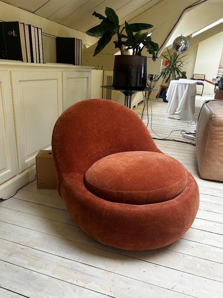 Babbete Fauteuil Moss Rust (Sofacompany), Huis en Inrichting, Stoelen, Zo goed als nieuw, Eén, Stof, Overige kleuren, Ophalen