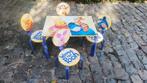 Kinder tafel met 4 stoeltjes winnie the pooh, Ophalen, Gebruikt