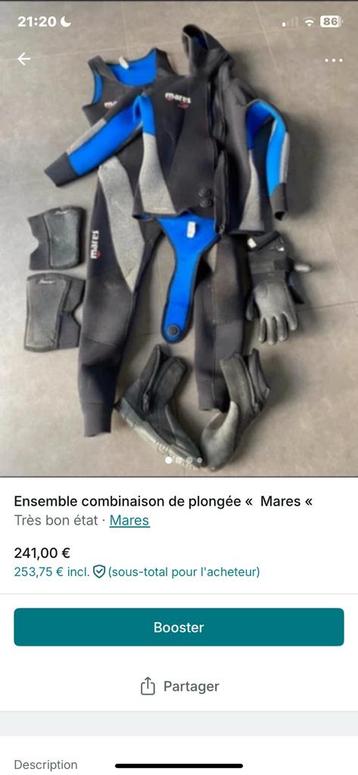 À vendre accessoires nautique beschikbaar voor biedingen