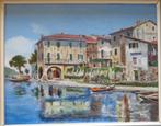A. WILLEM / MEERTJE ITALIE / OLIEVERF PANEEL / 35x41cm KADER, Ophalen of Verzenden