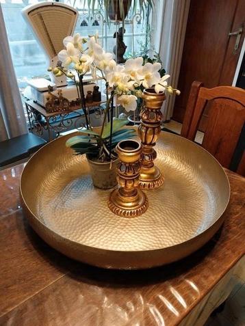 Goudkleurige schaal Riverdale  beschikbaar voor biedingen