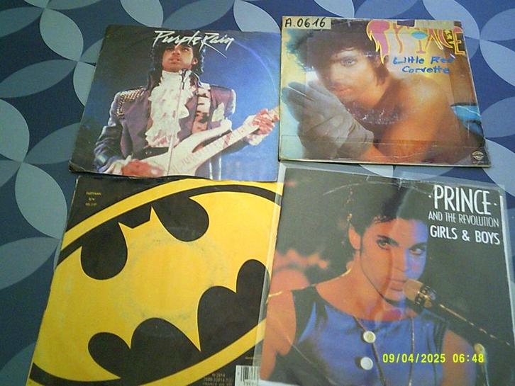 Prince Vinyl singels - 7stuks-Purple rain......., Cd's en Dvd's, Vinyl | Rock, Zo goed als nieuw, Poprock, Overige formaten, Ophalen of Verzenden