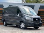 Ford Transit '21 - L2H2/ NAVI/ CAMERA/ CRUISE/ 59000KM, Auto's, Bestelwagens en Lichte vracht, Voorwielaandrijving, Stof, 1995 cc