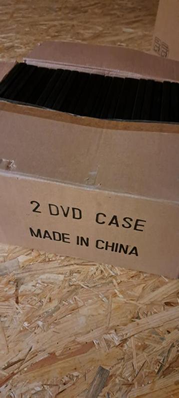 Lege DVD cases (2 DVD's) - 55 stuks beschikbaar voor biedingen