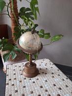 Mooi wereldbolletje op koperen statief 26 cm hoog, Enlèvement