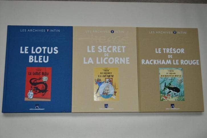 TINTIN - Collection Archives ATLAS - 3 Tomes (EO), Boeken, Stripverhalen, Zo goed als nieuw, Meerdere stripboeken, Ophalen of Verzenden