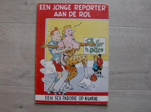 Een jonge reporter aan de rol - erotische parodie Kuifje, Boeken, Stripverhalen, Ophalen of Verzenden