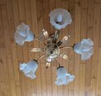 2x luster / kroonluchter in bloemenvorm, Antiek en Kunst, Ophalen