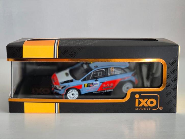 Hyundai NG i20 WRC 1/43 A.Mikkelsen-T.Neuville uit het jaar, Hobby en Vrije tijd, Modelauto's | 1:43, Ophalen of Verzenden
