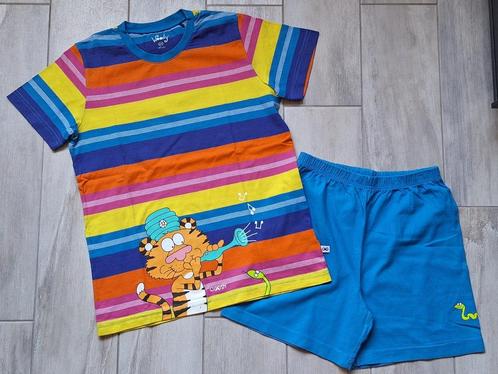★ M140 - Woody Zomerpyjama thema tijger, Kinderen en Baby's, Kinderkleding | Maat 140, Zo goed als nieuw, Jongen, Nacht- of Onderkleding