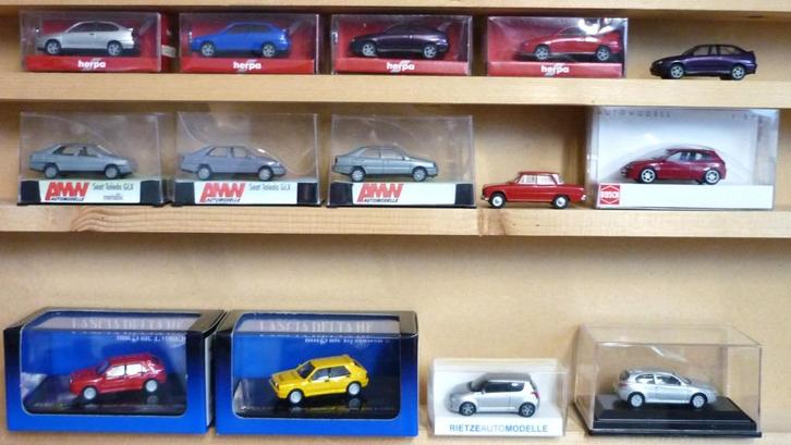 Miniatuurauto's SEAT - ALFA - LANCIA - SUZUKI  1/87  HO, Hobby en Vrije tijd, Modeltreinen | H0, Zo goed als nieuw, Overige typen