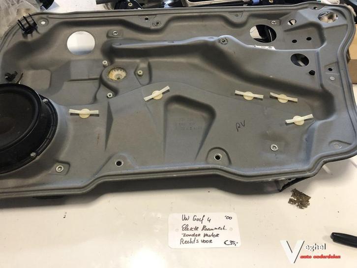 Vw Golf 4 2000 Elektr. Raammech. zonder motor Rechtsvoor, Auto-onderdelen, Ruiten en Toebehoren, Gebruikt, Ophalen of Verzenden