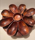 Plateaux en bois, Maison & Meubles, Enlèvement ou Envoi, Utilisé, Rond, Bois