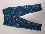Mt 86 Donker turquoise joggingbroek met witte groenten, Gebruikt, Broekje, Name it, Ophalen of Verzenden