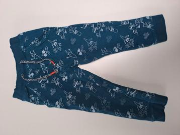 Mt 86 Donker turquoise joggingbroek met witte groenten beschikbaar voor biedingen