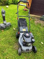 PowerPlus trekbare grasmaaier op benzine gerepareerd, Tuin en Terras, Grasmaaiers, Ophalen of Verzenden, Gebruikt