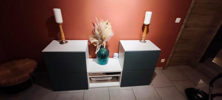 ikea besta, Maison & Meubles, Armoires | Armoires murales, Utilisé, Avec porte(s), Enlèvement