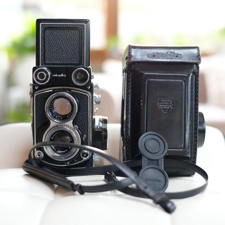 Minolta Autocord CDS 1, Audio, Tv en Foto, Fotocamera's Analoog, Gebruikt, Spiegelreflex, Minolta, Ophalen